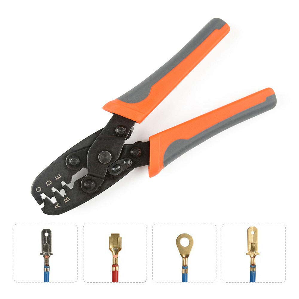 Open Barrel Crimper Tool for Molex Style DELPHI AMP TYCO Terminals 24-14 AWG
